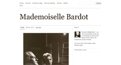 Desktop Screenshot of mademoisellebardot.tumblr.com