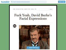 Tablet Screenshot of davidburkesfacialexpressions.tumblr.com