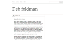 Desktop Screenshot of deborahfeldman.tumblr.com