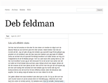 Tablet Screenshot of deborahfeldman.tumblr.com