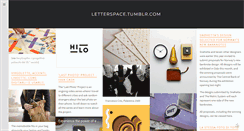 Desktop Screenshot of letterspace.tumblr.com