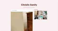 Desktop Screenshot of christinsanity.tumblr.com
