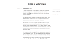 Desktop Screenshot of derekwarwick.tumblr.com