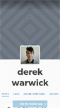 Mobile Screenshot of derekwarwick.tumblr.com