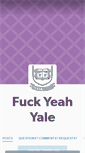 Mobile Screenshot of fuckyeahyale.tumblr.com