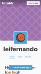 Mobile Screenshot of leifernando.tumblr.com