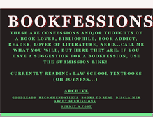 Tablet Screenshot of bookfessions.tumblr.com