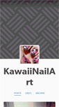 Mobile Screenshot of kawaiinailart.tumblr.com