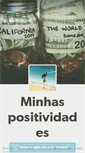 Mobile Screenshot of minhaspositividades.tumblr.com