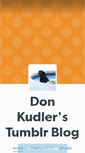 Mobile Screenshot of donkudler.tumblr.com