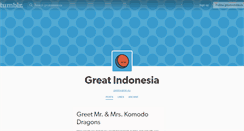 Desktop Screenshot of greatindonesia.tumblr.com