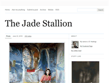 Tablet Screenshot of jadestallion.tumblr.com