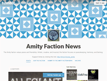 Tablet Screenshot of amityfactionnews.tumblr.com