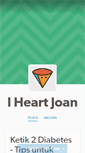 Mobile Screenshot of iheartjoan.tumblr.com