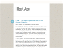 Tablet Screenshot of iheartjoan.tumblr.com