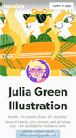 Mobile Screenshot of juliagreenillustration.tumblr.com