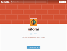 Tablet Screenshot of aiforai.tumblr.com