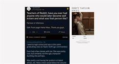 Desktop Screenshot of dirtytaylorswift.tumblr.com