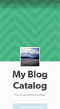 Mobile Screenshot of myblogcatalog.tumblr.com