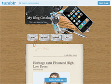 Tablet Screenshot of myblogcatalog.tumblr.com