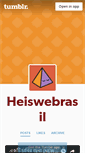 Mobile Screenshot of heiswebrasil.tumblr.com