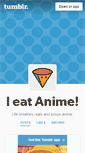Mobile Screenshot of anime-eater.tumblr.com
