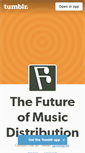 Mobile Screenshot of futuremusic.tumblr.com