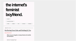 Desktop Screenshot of feministboyfriend.tumblr.com