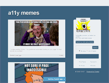 Tablet Screenshot of a11ymemes.tumblr.com