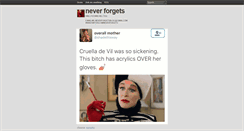Desktop Screenshot of neverforgets.tumblr.com