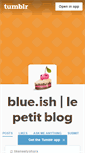 Mobile Screenshot of blueish.tumblr.com