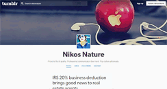 Desktop Screenshot of nikosnature.tumblr.com