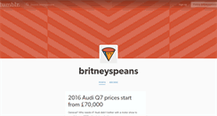 Desktop Screenshot of britneyspeans.tumblr.com