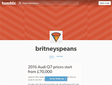 Tablet Screenshot of britneyspeans.tumblr.com