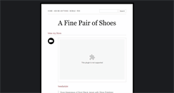 Desktop Screenshot of afinepairofshoes.tumblr.com