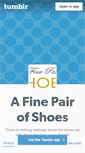 Mobile Screenshot of afinepairofshoes.tumblr.com