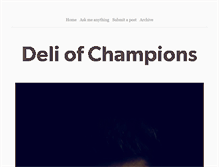 Tablet Screenshot of deliofchampions.tumblr.com