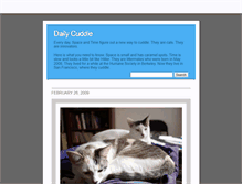 Tablet Screenshot of dailycuddle.tumblr.com