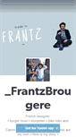 Mobile Screenshot of frantzbrougere.tumblr.com