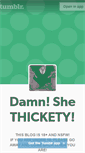 Mobile Screenshot of damnshethickety.tumblr.com