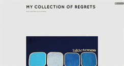 Desktop Screenshot of mycollectionofregrets.tumblr.com