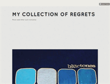 Tablet Screenshot of mycollectionofregrets.tumblr.com