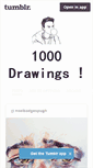 Mobile Screenshot of 1000drawings.tumblr.com