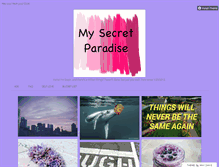 Tablet Screenshot of my-secret-paradise.tumblr.com