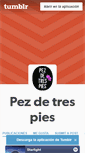 Mobile Screenshot of pezdetrespiesblog.tumblr.com
