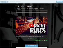 Tablet Screenshot of juliangrimm.tumblr.com