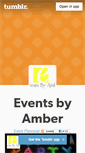 Mobile Screenshot of eventsbyamber.tumblr.com