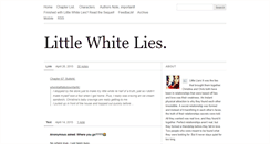 Desktop Screenshot of littlewhiteliesfanfic.tumblr.com