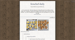 Desktop Screenshot of femchef.tumblr.com