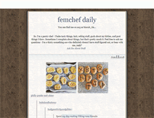 Tablet Screenshot of femchef.tumblr.com